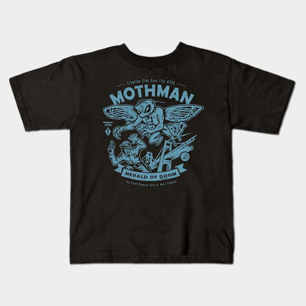 Mothman Kids T-Shirt by heartattackjack